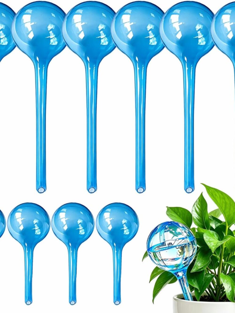 Self Watering Globes for Plant, 10pcs Auto Watering Bulb for Indoor Outdoor